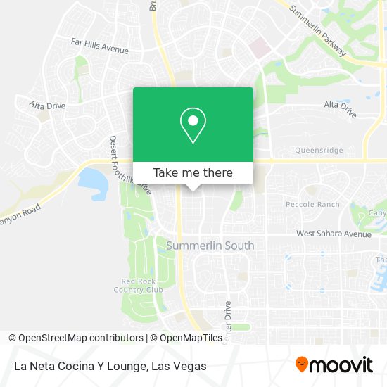 La Neta Cocina Y Lounge map