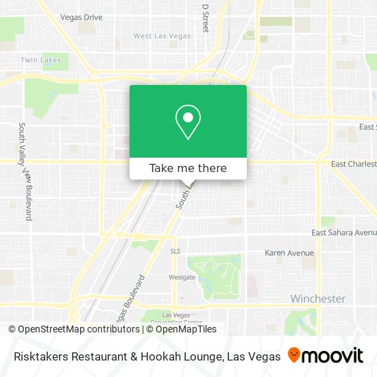 Mapa de Risktakers Restaurant & Hookah Lounge