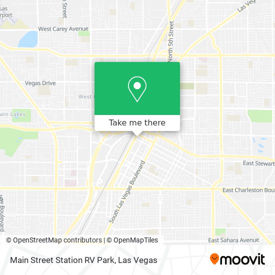 Main Street Station RV Park map