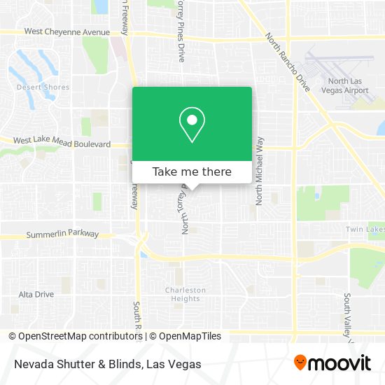 Nevada Shutter & Blinds map