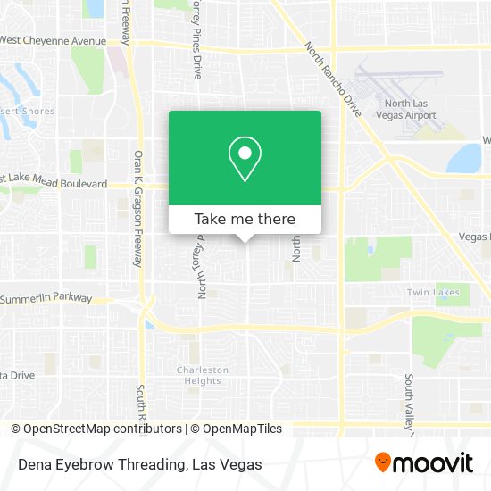 Mapa de Dena Eyebrow Threading