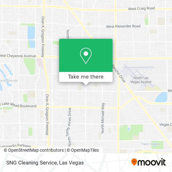 SNG Cleaning Service map