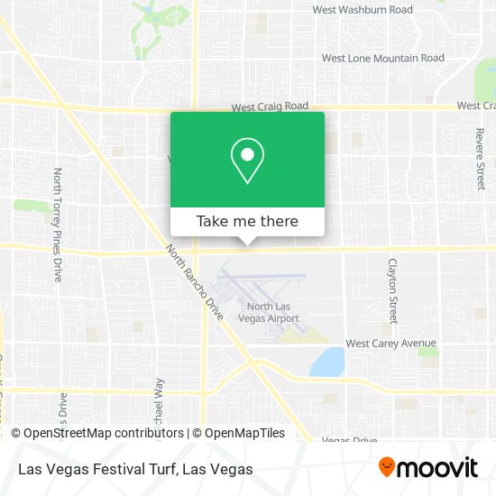 Las Vegas Festival Turf map