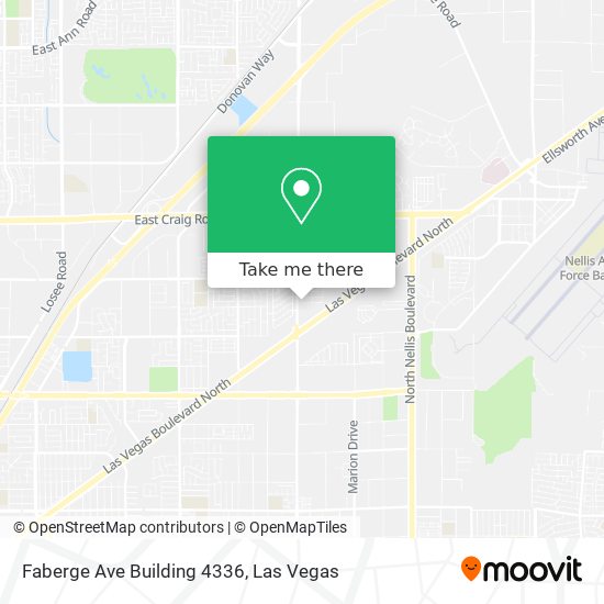 Faberge Ave Building 4336 map