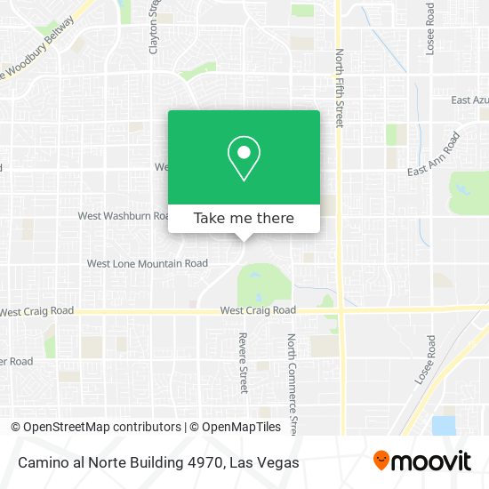 Camino al Norte Building 4970 map