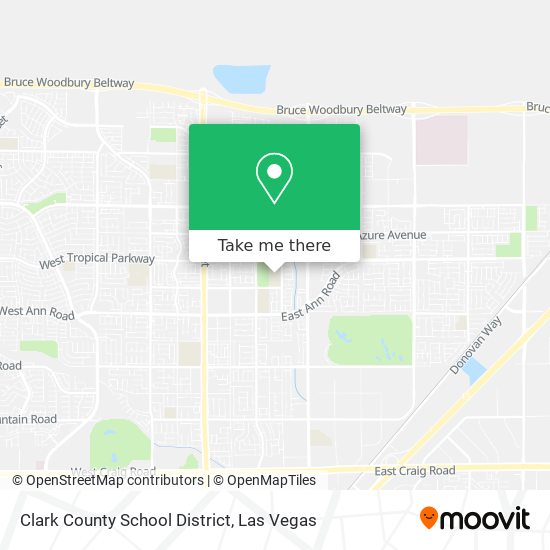 Mapa de Clark County School District