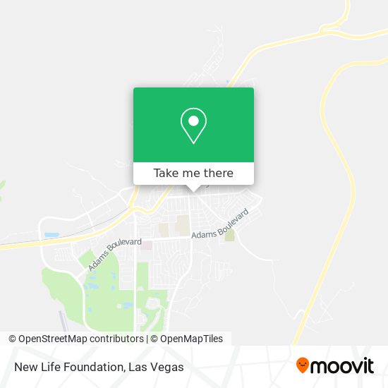 Mapa de New Life Foundation