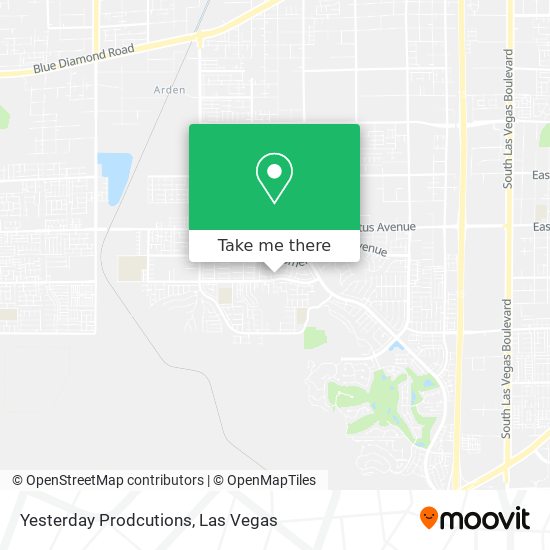 Yesterday Prodcutions map