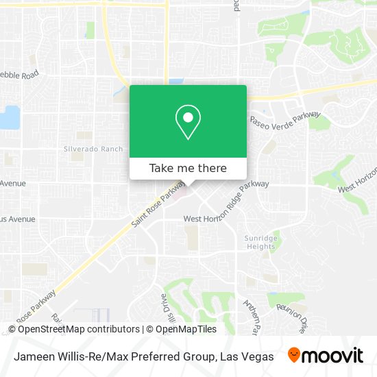 Mapa de Jameen Willis-Re / Max Preferred Group