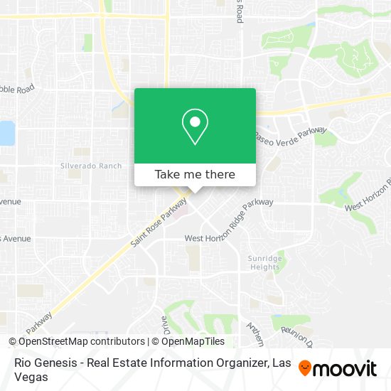 Mapa de Rio Genesis - Real Estate Information Organizer