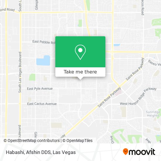 Habashi, Afshin DDS map