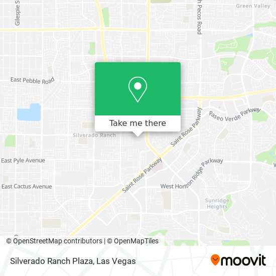 Silverado Ranch Plaza map