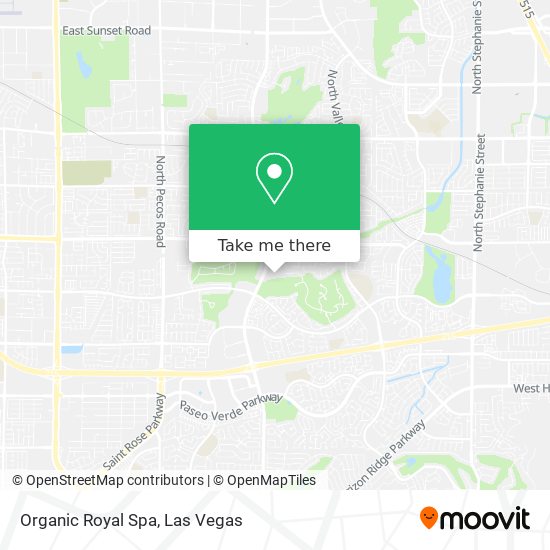 Organic Royal Spa map