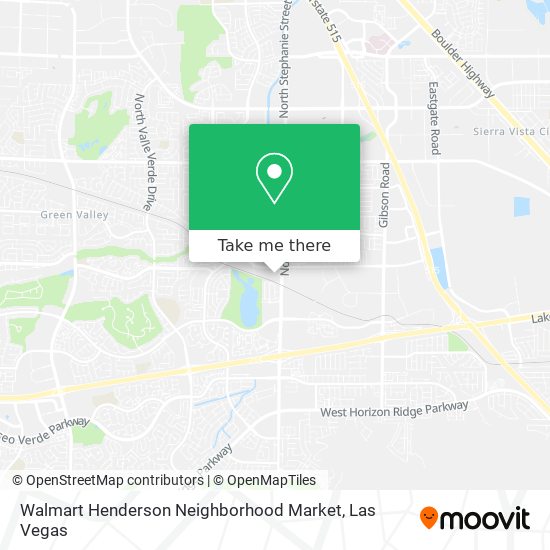 Walmart Henderson Neighborhood Market map