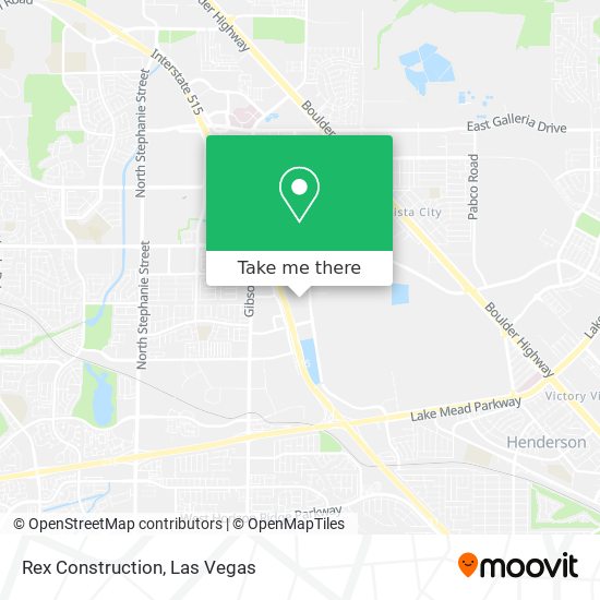 Mapa de Rex Construction
