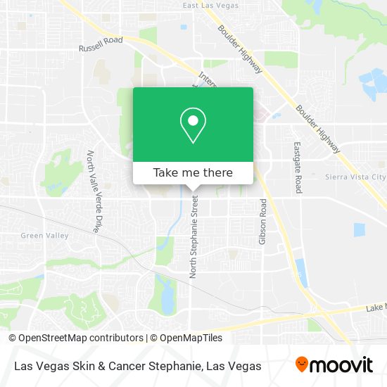 Las Vegas Skin & Cancer Stephanie map