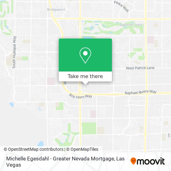 Mapa de Michelle Egesdahl - Greater Nevada Mortgage