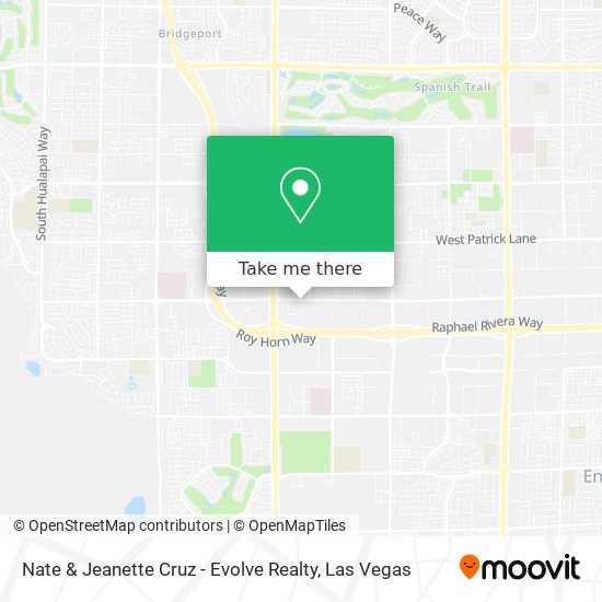 Nate & Jeanette Cruz - Evolve Realty map