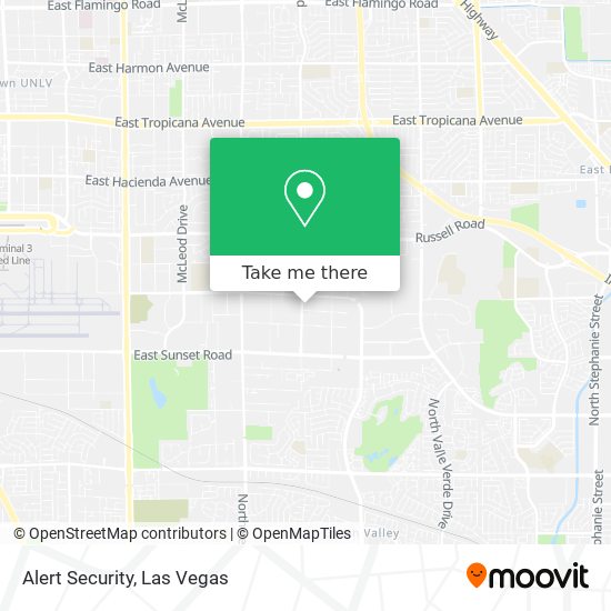 Mapa de Alert Security
