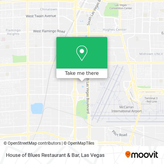 Mapa de House of Blues Restaurant & Bar