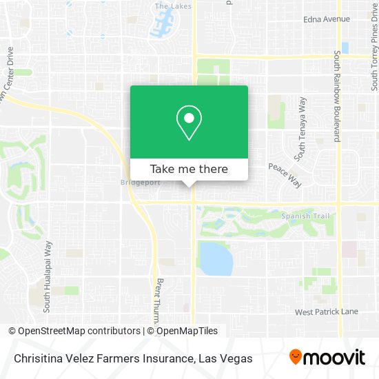 Mapa de Chrisitina Velez Farmers Insurance