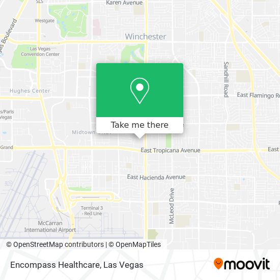 Encompass Healthcare map