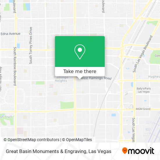 Great Basin Monuments & Engraving map
