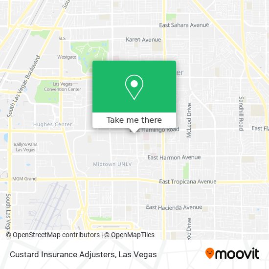 Custard Insurance Adjusters map