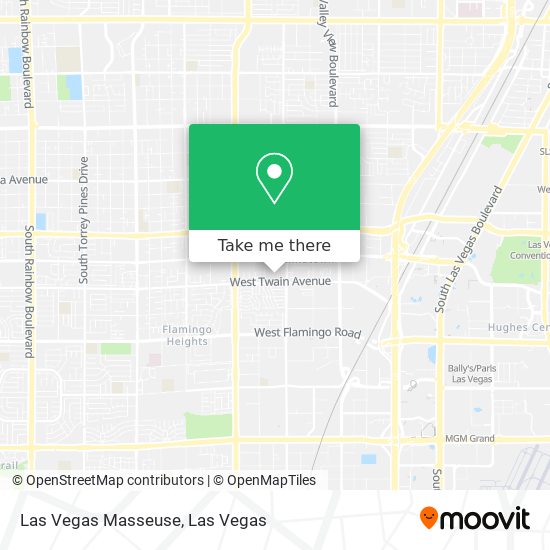 Las Vegas Masseuse map