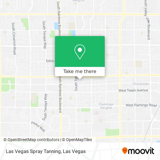 Mapa de Las Vegas Spray Tanning