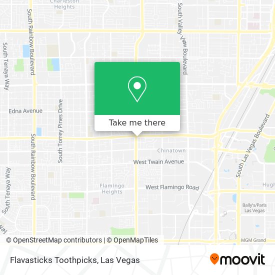 Flavasticks Toothpicks map