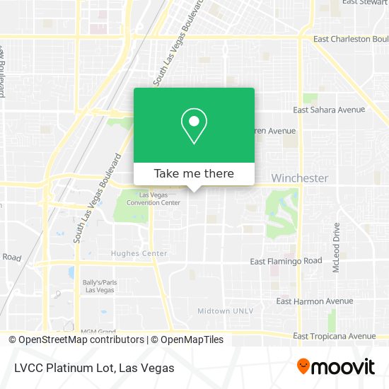LVCC Platinum Lot map