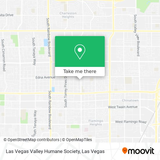 Mapa de Las Vegas Valley Humane Society
