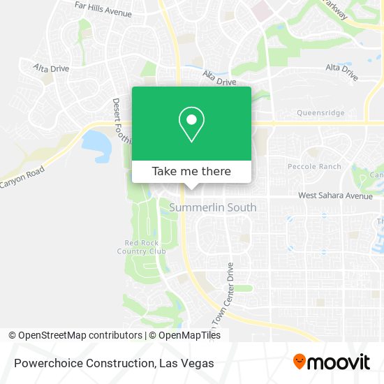 Powerchoice Construction map