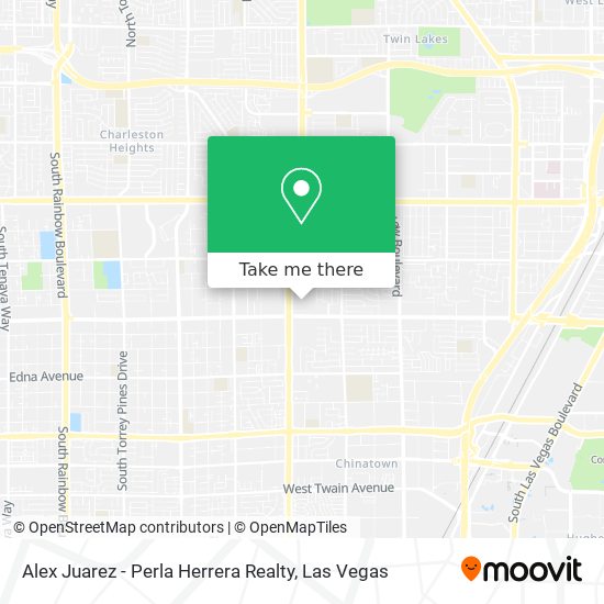 Alex Juarez - Perla Herrera Realty map