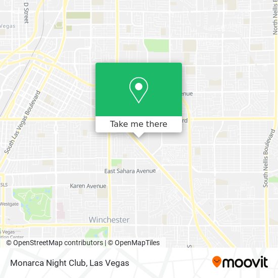 Monarca Night Club map