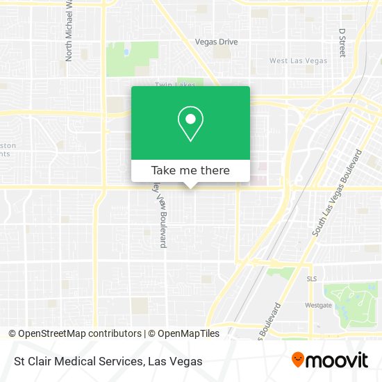 St Clair Medical Services map