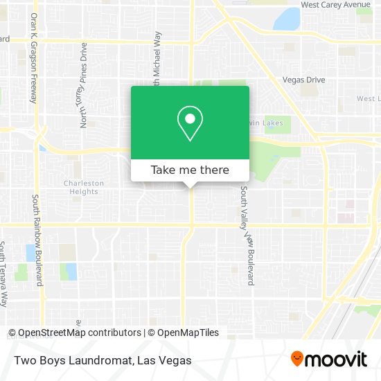 Two Boys Laundromat map