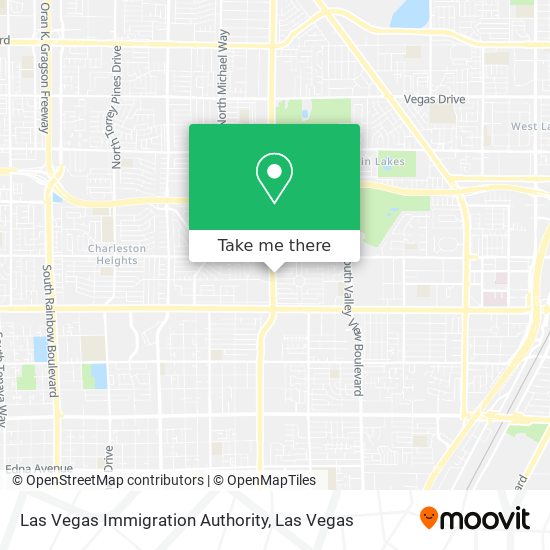 Mapa de Las Vegas Immigration Authority