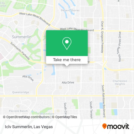 Iclv Summerlin map