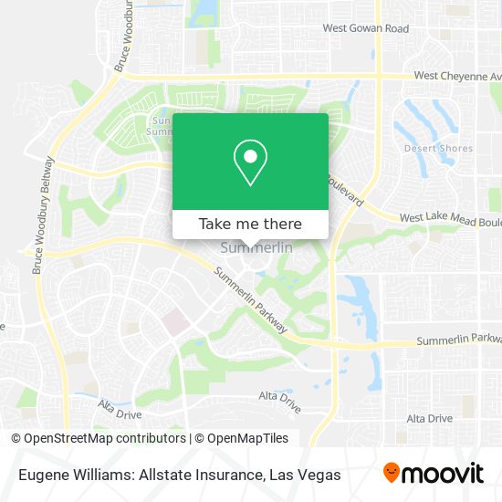 Eugene Williams: Allstate Insurance map