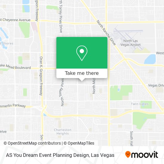 AS You Dream Event Planning Design map