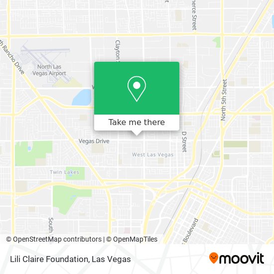 Lili Claire Foundation map