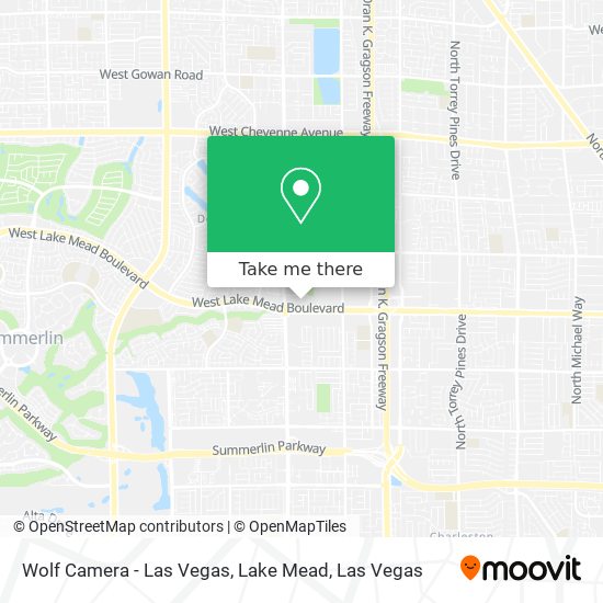 Mapa de Wolf Camera - Las Vegas, Lake Mead