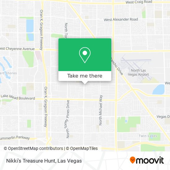 Nikki's Treasure Hunt map