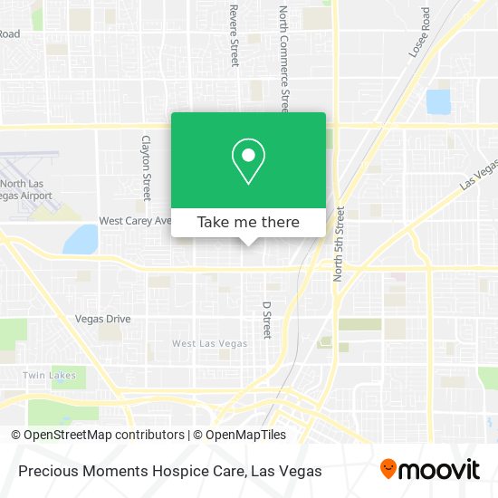Mapa de Precious Moments Hospice Care