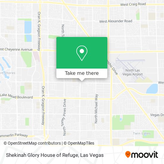 Shekinah Glory House of Refuge map