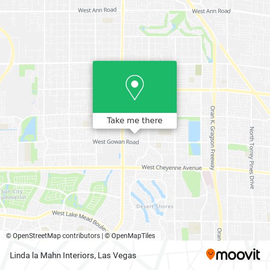 Linda la Mahn Interiors map