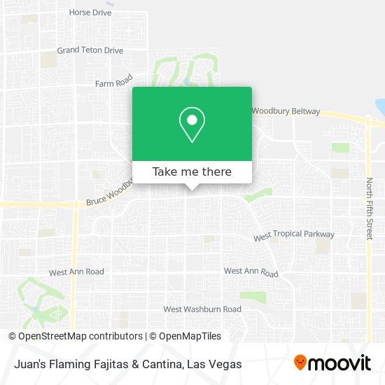 Juan's Flaming Fajitas & Cantina map