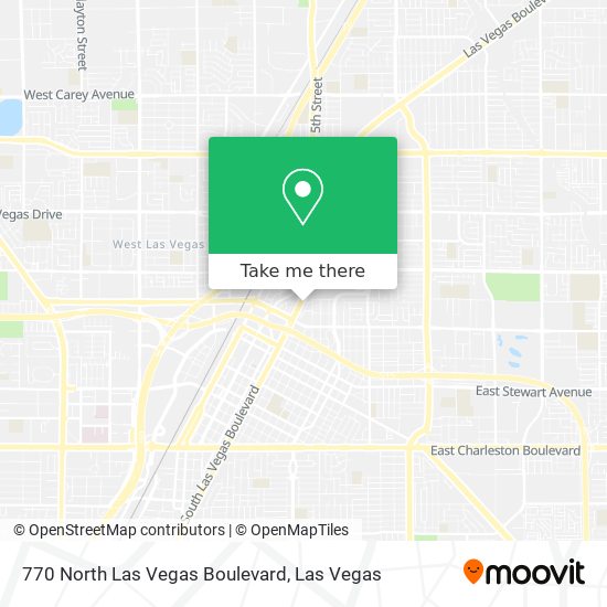 Mapa de 770 North Las Vegas Boulevard